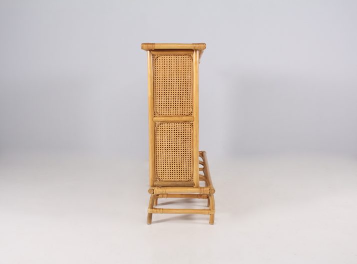 Bamboo bar & stools.