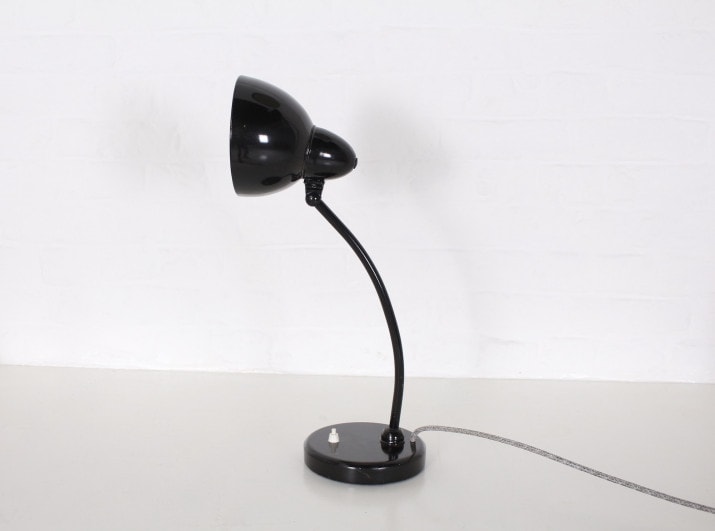 Desk Lamp Black Lacquered Sheet MetalIMG 9959