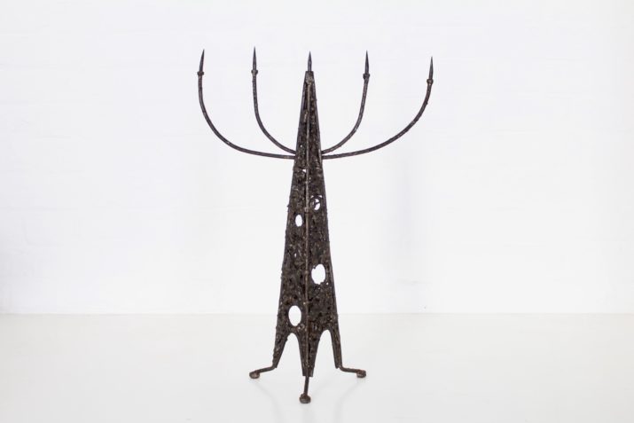 Wrought Iron Candle Holder 5 BranchesIMG 0583