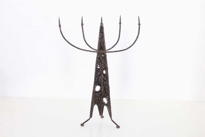 Wrought Iron Candle Holder 5 BranchesIMG 0589