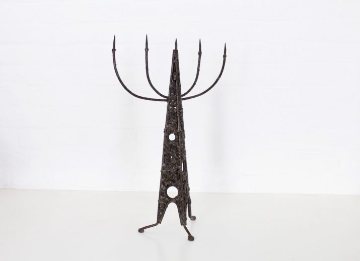 Wrought Iron Candle Holder 5 BranchesIMG 0591