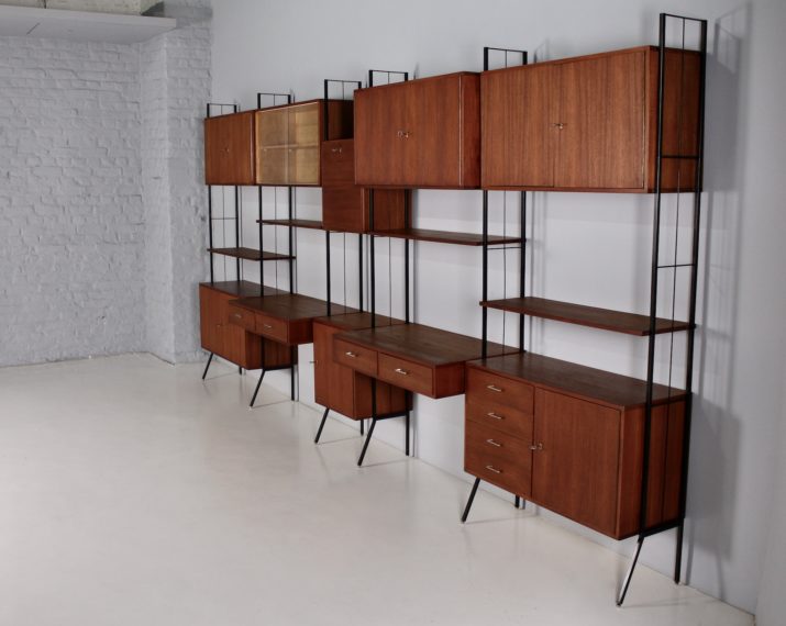 Large modular wall bookcase