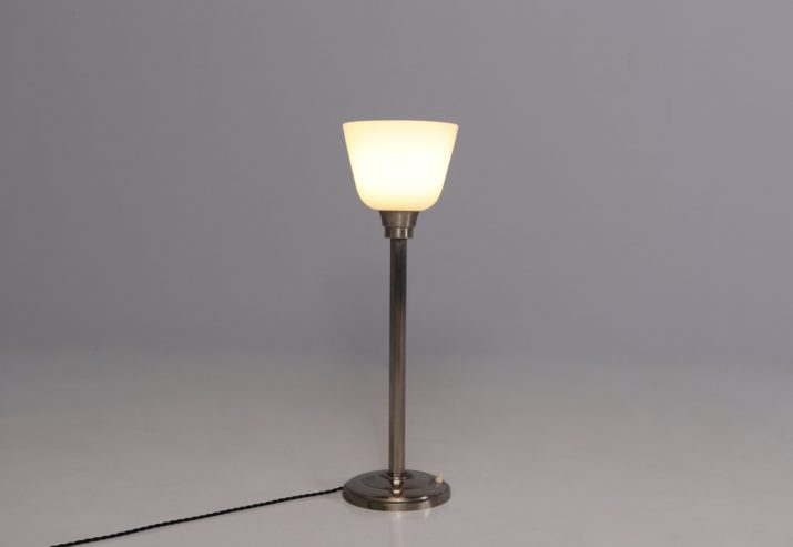 Lamp Erpe Opaline Glass SteelIMG