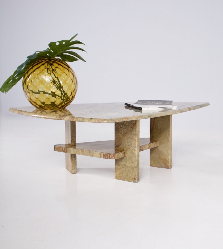 Table Basse Forme Libre marbre