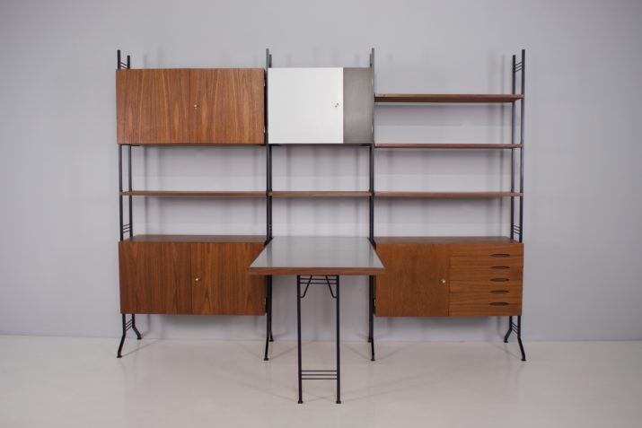 Wall-Unit, modernistische modulaire boekenkast