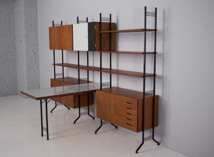 Wall-Unit, modernistische modulaire boekenkast