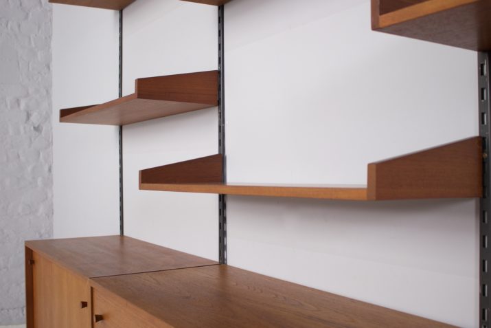 Modernistische modulaire wand boekenkast