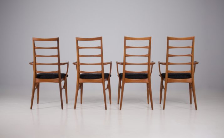 4 arm chairs "Lis" Niels Koefoeds