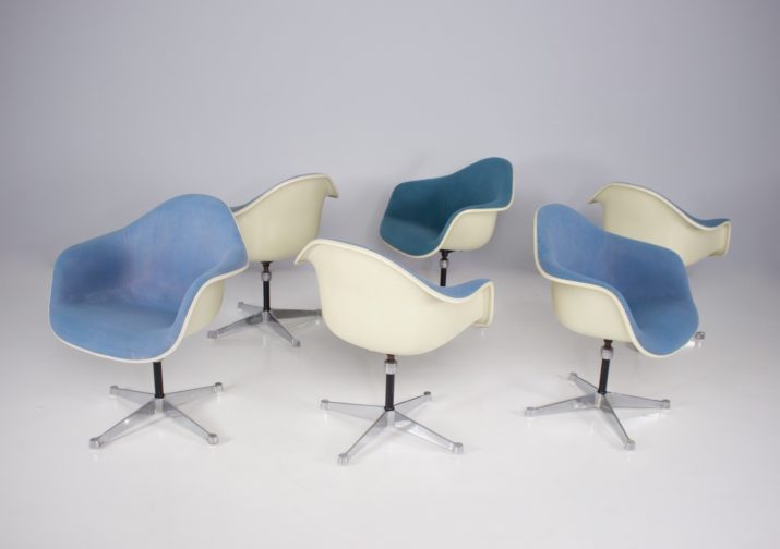 Charles & Ray Eames: Pair of PAC armchairs