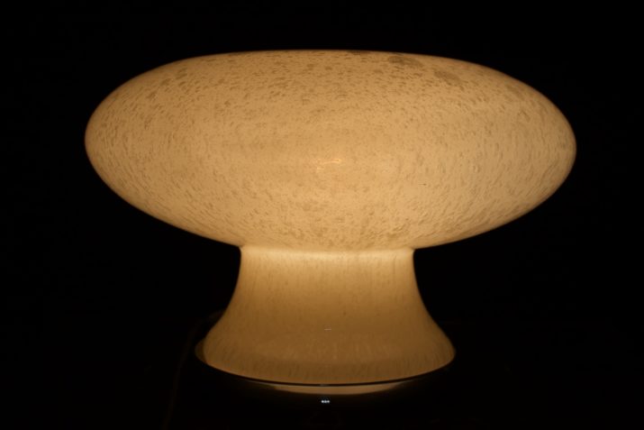 Lamp in blown glass Mangiarotti style.
