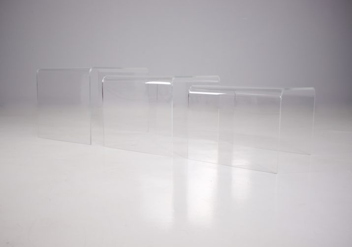Lucite Plexiglass Acrylic Coffee TablesIMG