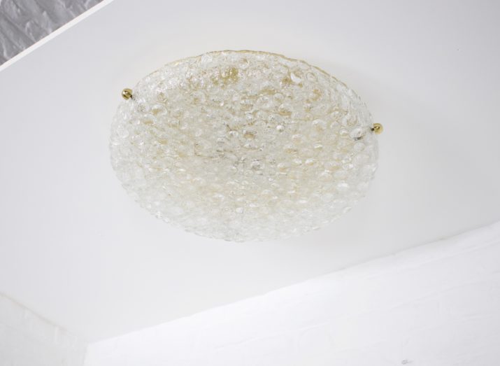 Murano frosted glass ceiling light