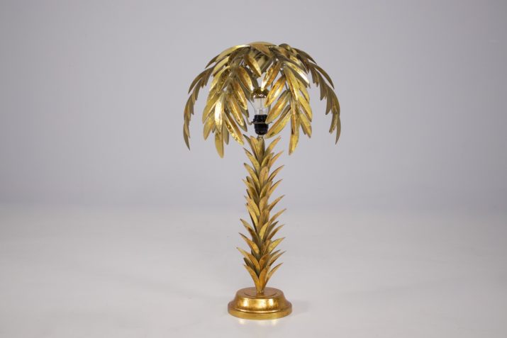 Gouden palm lamp