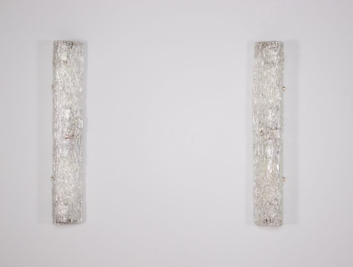 Ice Glass Vanity" wall lights.