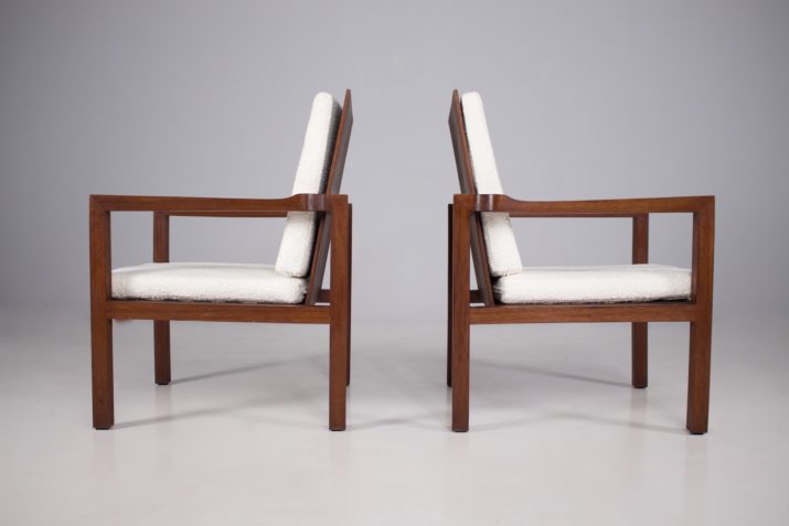 Pair of modernist armchairs