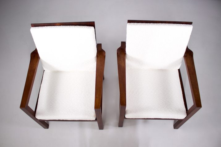 Paar modernistische fauteuils