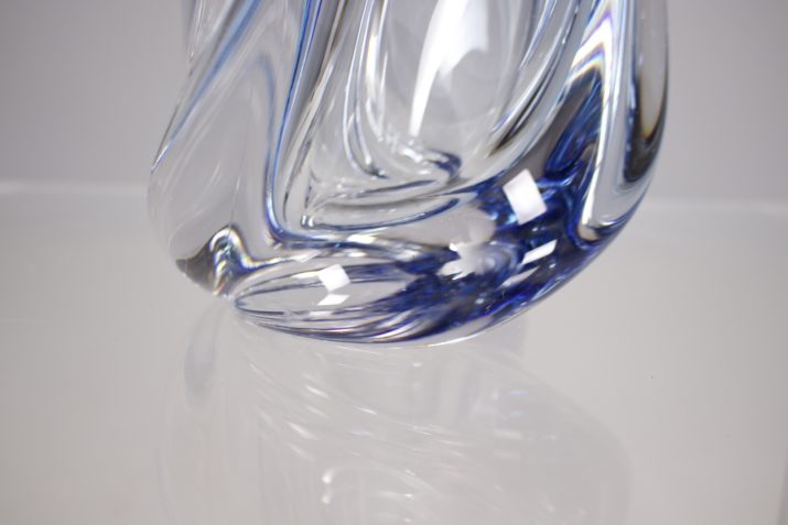 René Delvenne & Val Saint-Lambert crystal vase