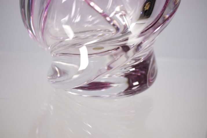 René Delvenne & Val Saint-Lambert crystal vase