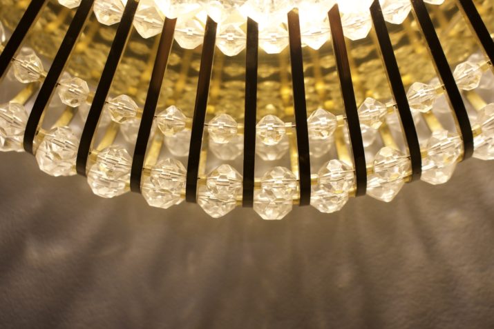 Wall / ceiling lights in brass style Emil Stejnar.