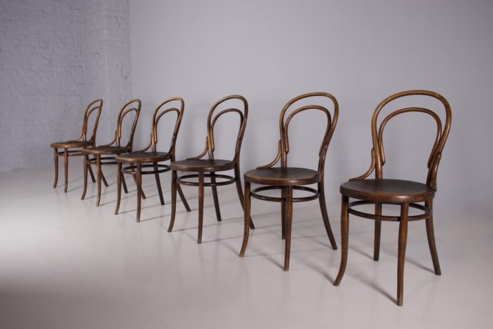 6 chairs "number 14", Michael Thonet.