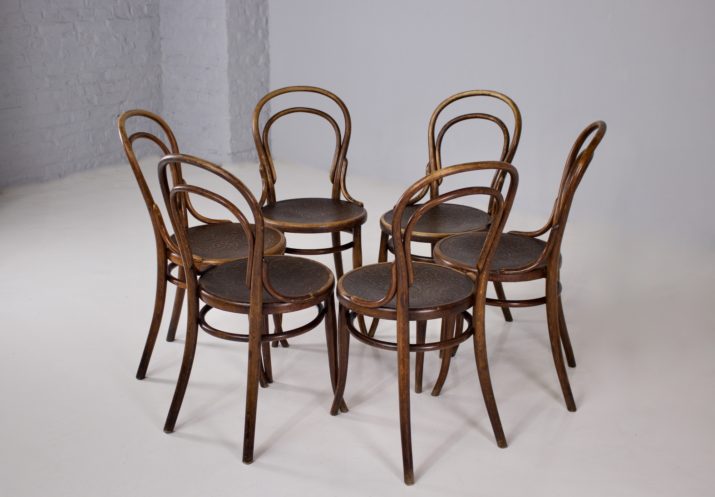 6 chairs "number 14", Michael Thonet.