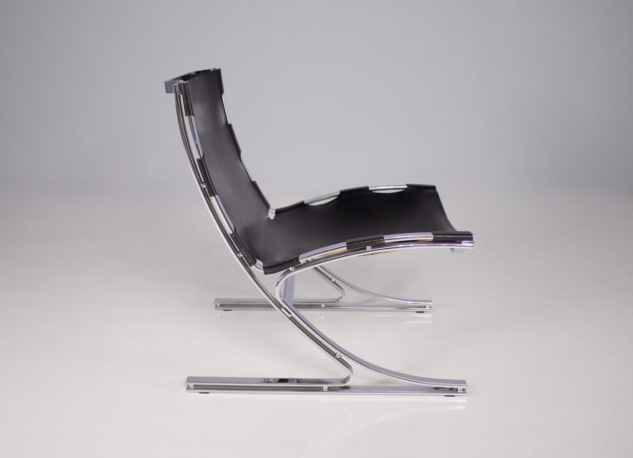 Leather armchair "Berlin", Meinhard Von Gerkan & Knoll