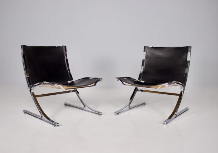 Leather armchair "Berlin", Meinhard Von Gerkan & Knoll