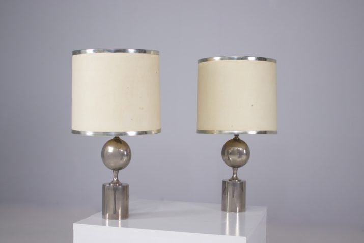 Paar lampen van Maison Barbier.