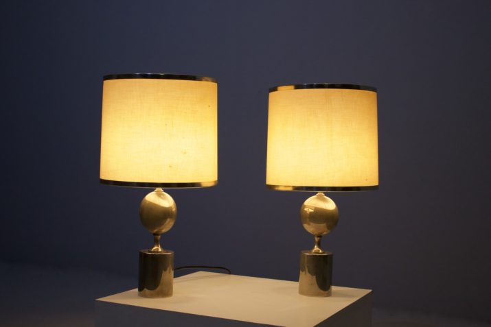 Paar lampen van Maison Barbier.