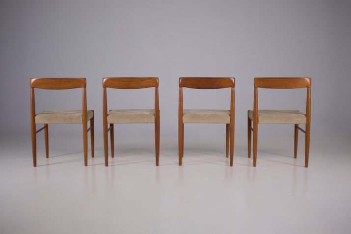 4 Deense stoelen H.W Klein