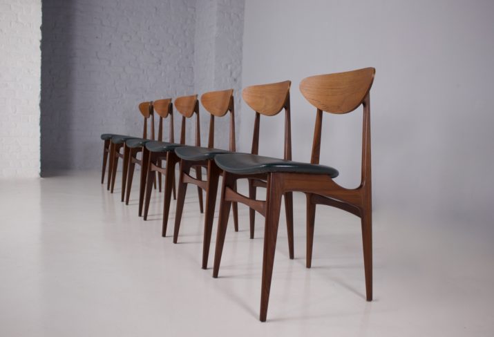 6 Scandinavische stoelen