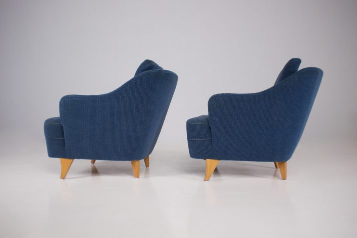 Paar Italiaanse fauteuils jaren 50