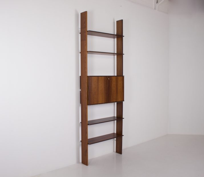 Interna" rosewood column / shelf
