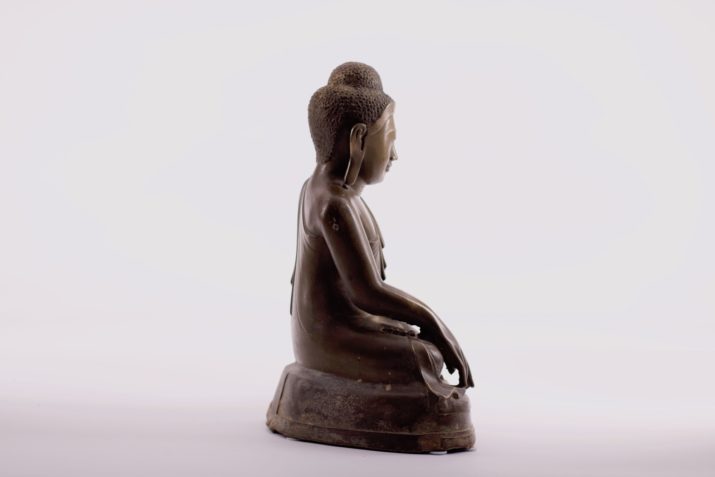 Birmese Shakyamuni Boeddha in brons