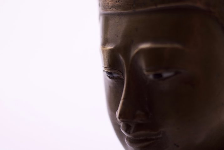 Birmese Shakyamuni Boeddha in brons