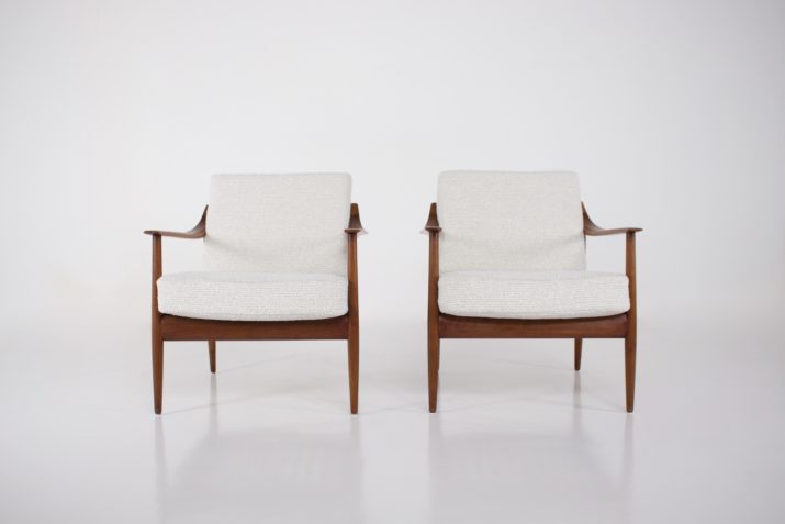 Paar Knoll fauteuils 1960.