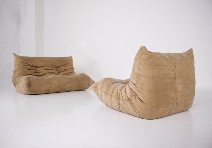 Togo sofa set in Alcantara, Ligne Roset