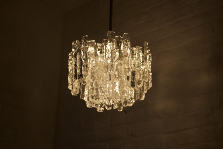 Kalmar "Ice Glass" chandelier.