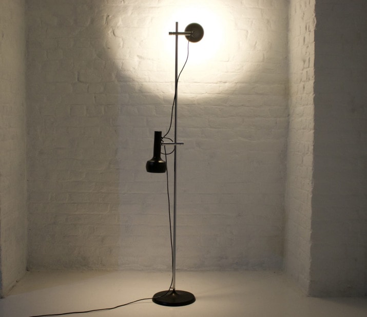 Staff 2-light floor lamp.