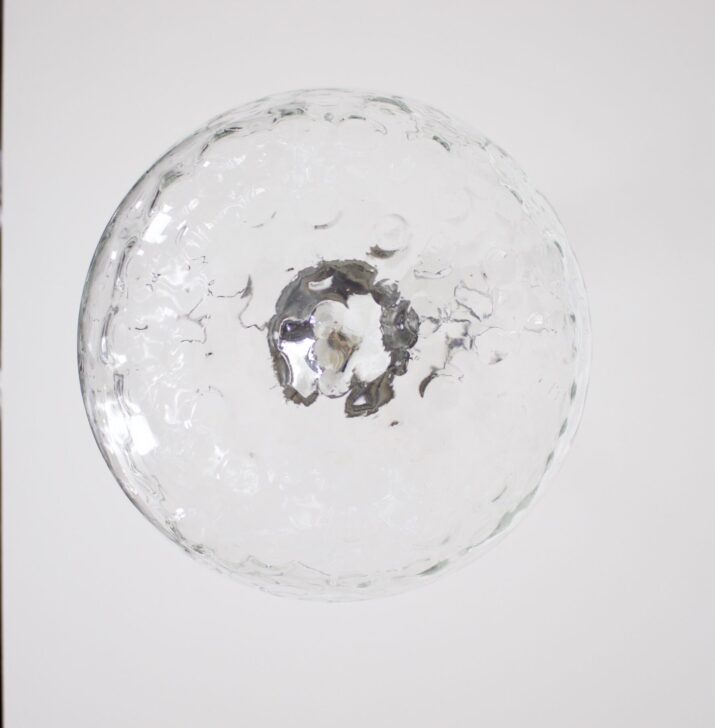 Suspension globe en verre de Murano