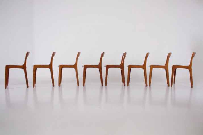 8 Poul Jeppesen Danish chairs