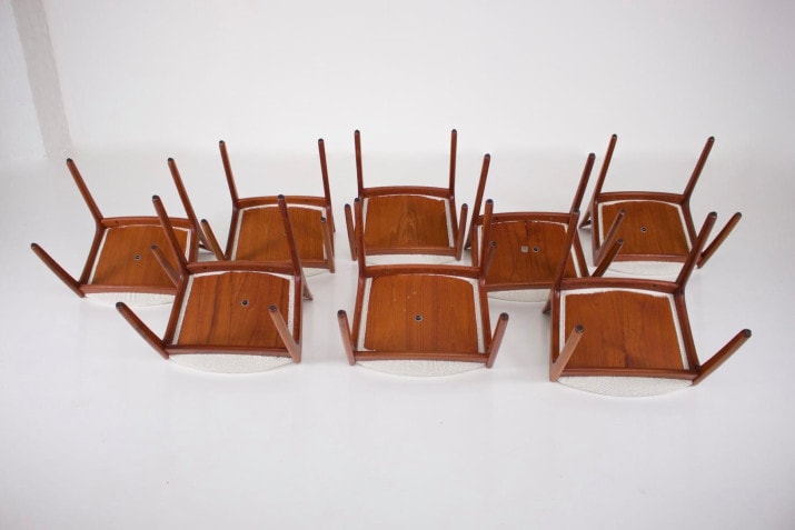 8 Poul Jeppesen Danish chairs
