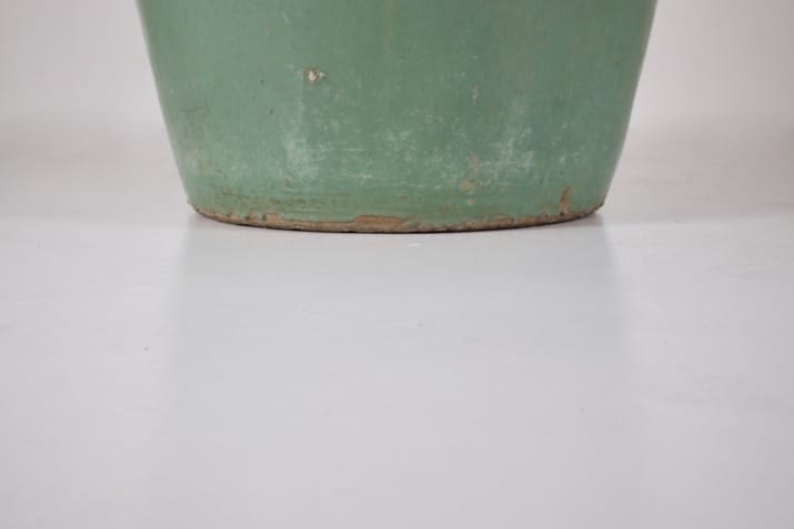 Large celadon stoneware jar