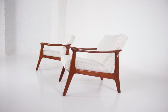 Pair of Danish armchairs 1960's
