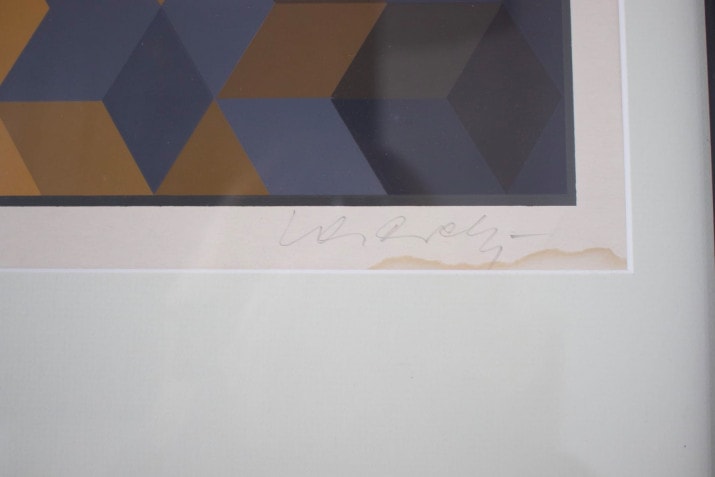 Victor Vasarely, silkscreen.