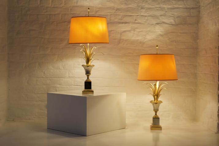Pair of Medici lamps in the Maison Jansen style.