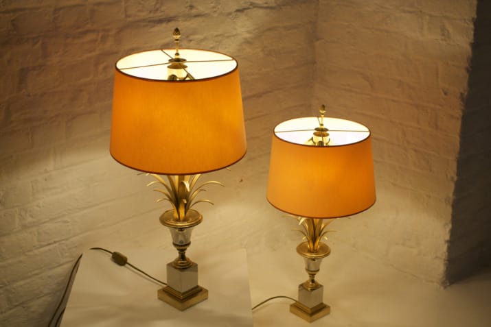 Pair of Medici lamps in the Maison Jansen style.