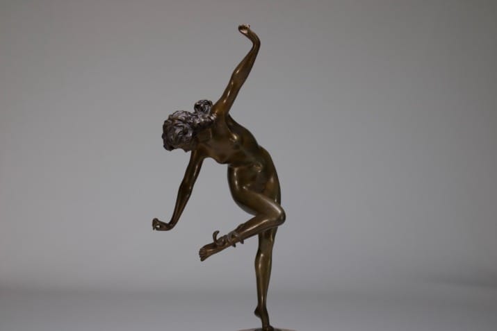 Dancer with snake, Art Deco, Claire Colinet .