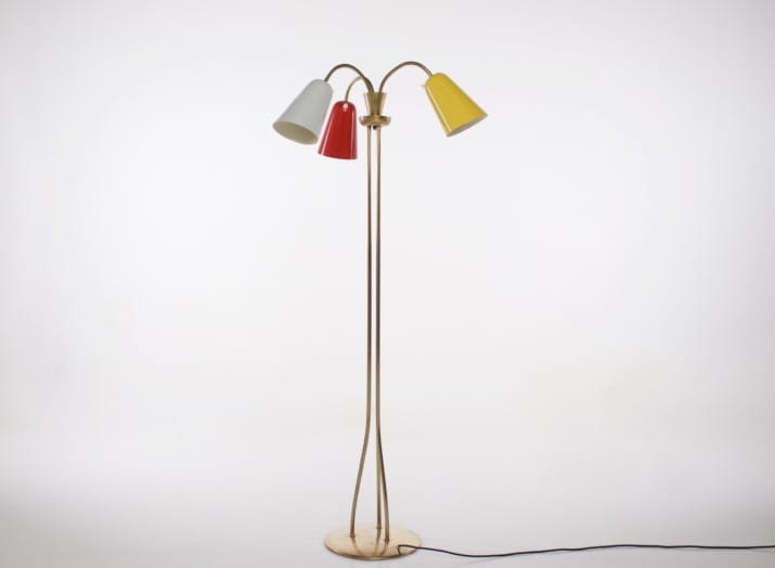 Italiaanse modernistische vloerlamp .